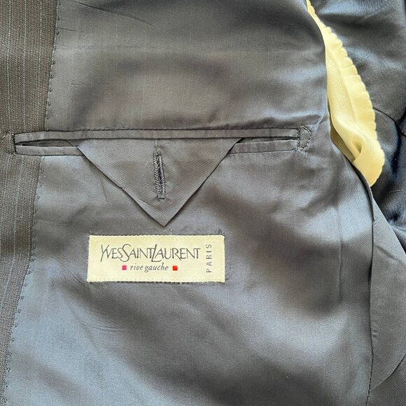 Yves Saint Laurent Rive Gauche Men's Blazer – Made in Italy - Picture 13 of 16